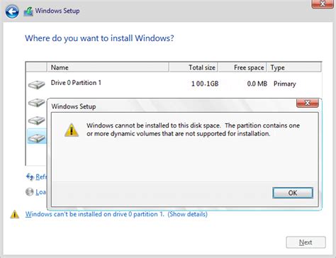 Windows loader cannot find active partition